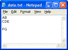 A Text File